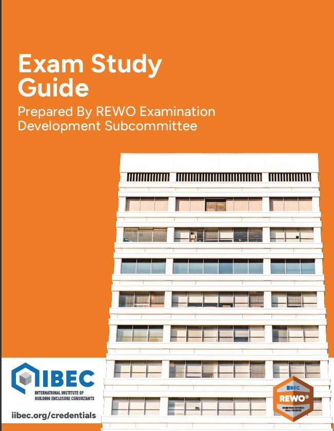 Cover of IIBEC REWO exam study guide.