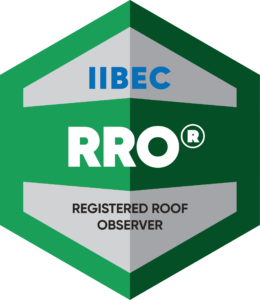 Green Registered Roof Observer (RRO) badge.