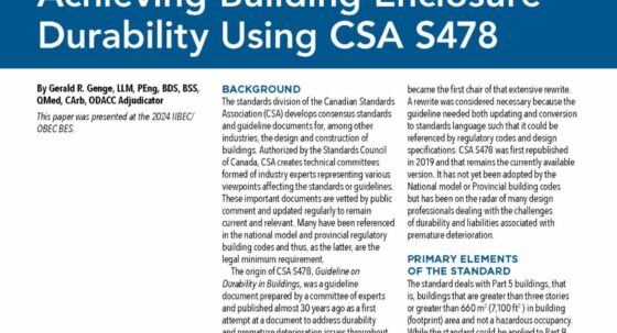 Cover of October 2025 IIBEC Interface article, 