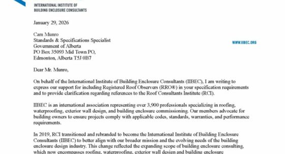 IIBEC letter to the government of Alberta