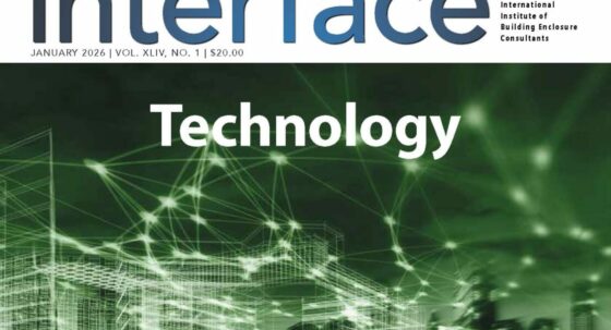January 2026 cover of IIBEC Interface