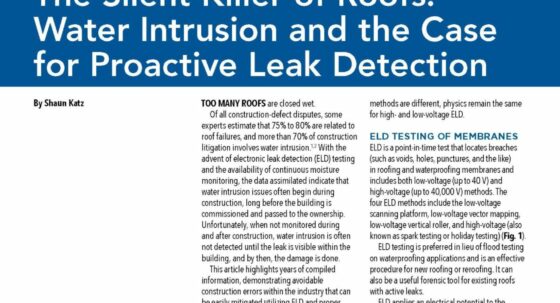 First page of Shaun Katz technical article