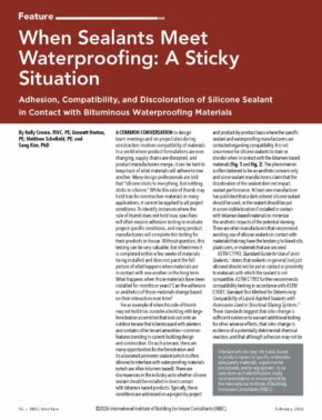 First page of IIBEC Interface article 