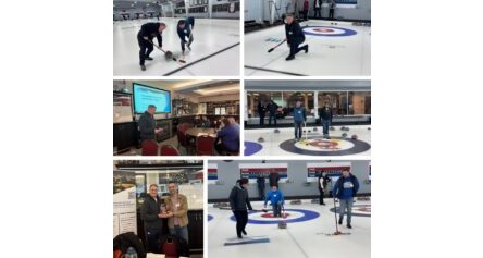 A collage of images from the 2026 IIBEC Quebec Ontario Chapter AGM and Bonspiel