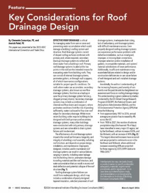 First page of Zamarripa technical article in IIBEC Interface.