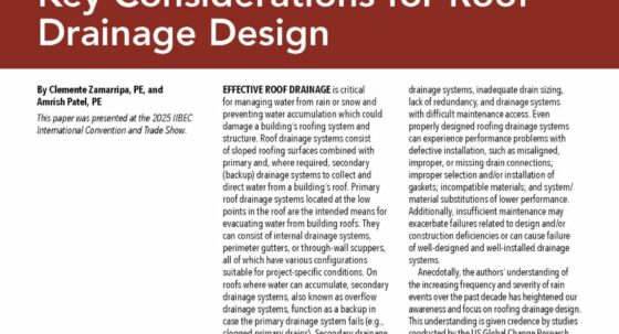 First page of Zamarripa technical article in IIBEC Interface.