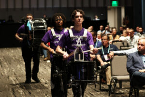The Mandarins Drumline.