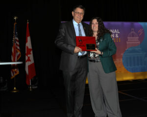 Chris Dawkins and Jennifer Hogan.