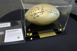 A Foundations' Auction signed football