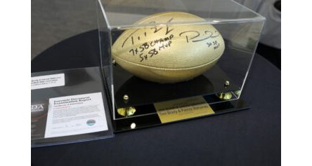 A Foundations' Auction signed football