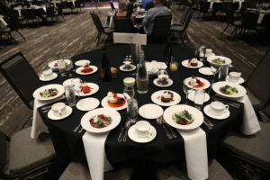 The meal for the President's Banquet.