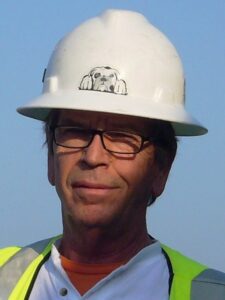 Photo of Michael Hadden in a hardhat