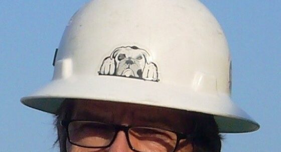 Photo of Michael Hadden in a hardhat