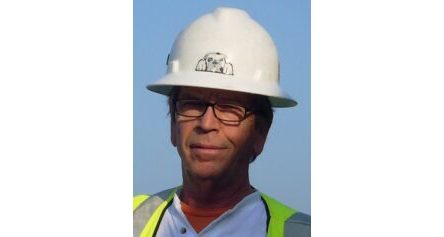 Photo of Michael Hadden in a hardhat