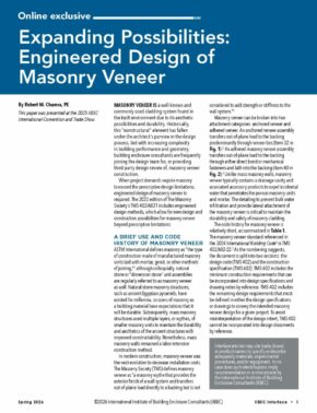First page of Robert Chamra's IIBEC Interface article.