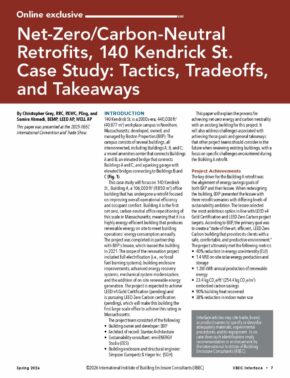 First page of Christopher Grey's IIBEC Interface article.