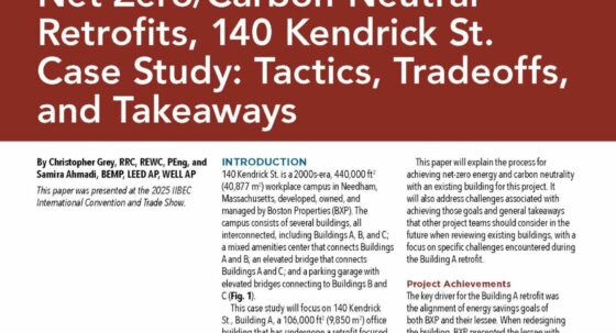 First page of Christopher Grey's IIBEC Interface article.