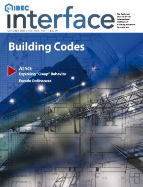 Front cover of the October 2026 IIBEC Interface