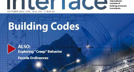 Front cover of the October 2026 IIBEC Interface
