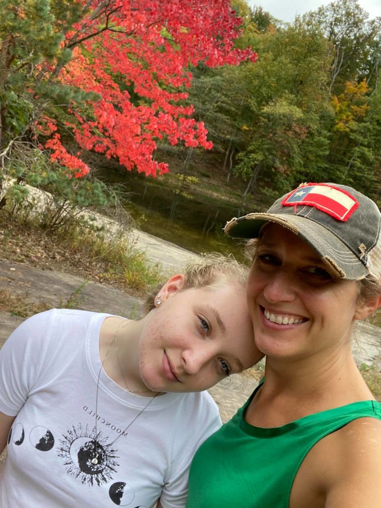 Keegan and daughter Peyton