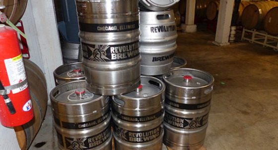 kegs of beer