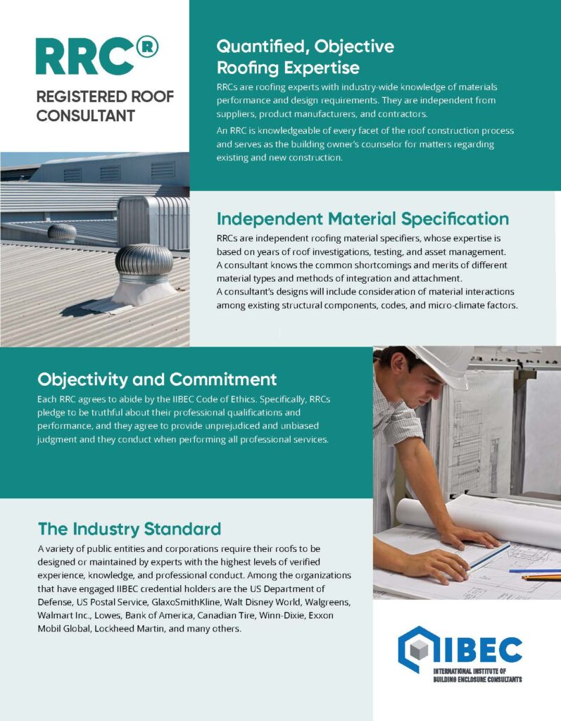 Registered Roof Consultant RRC® IIBEC
