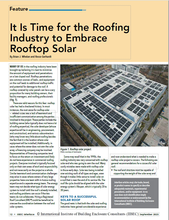 Rooftop Solar | IIBEC