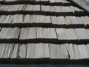 wooden shingles