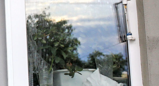 liquid-flashed window