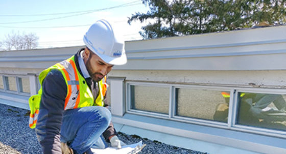 Navindra Budhwa on the roof