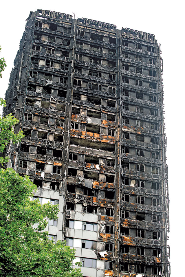 Grenfell Building After Fire