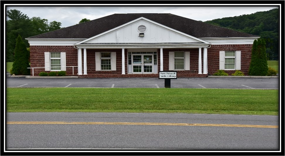 Old bank building to be used for library.