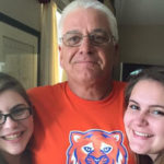 Hebert with daughters