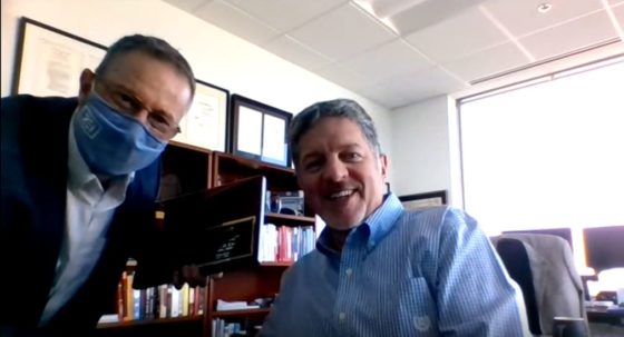 Scott Hinesley and Bob Card