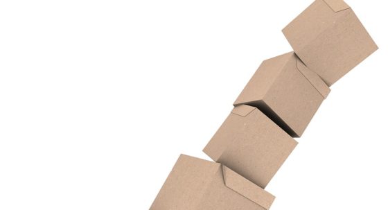 man with boxes